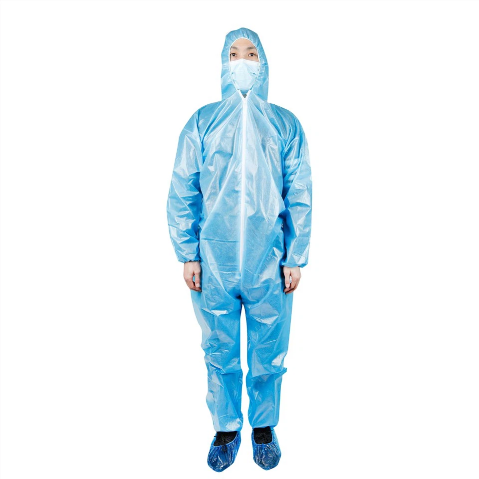 Waterproof Disposable Plastic Coverall